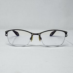 FYSH UK 3604 822 Purple Semi Rimless Eyeglass Frames 53-17-135